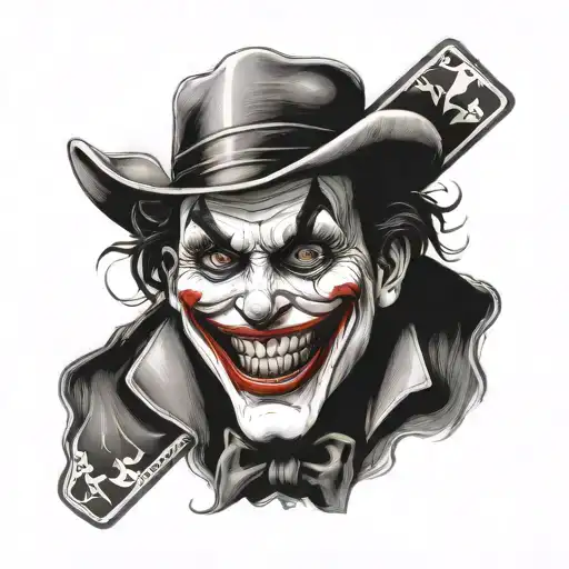Card Joker Heavy Smile Realistic