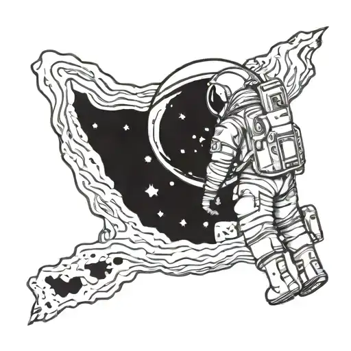 Astronaut In Space