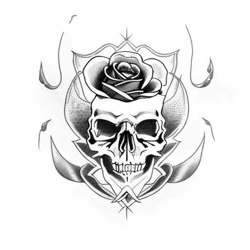 Skull And Roses