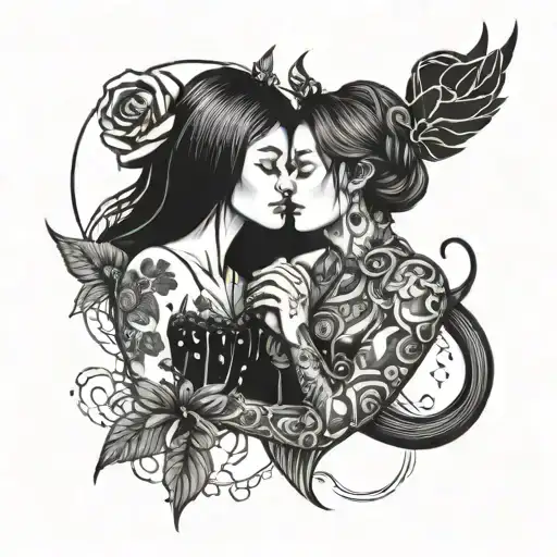 Lesbians In Love Each Other