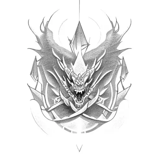 Las Letras Sr Formando Un Dragon