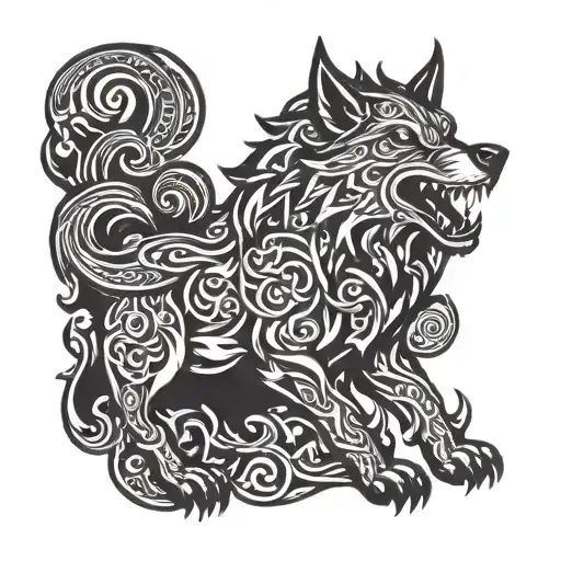 Fenrir Viking Norse Wolf