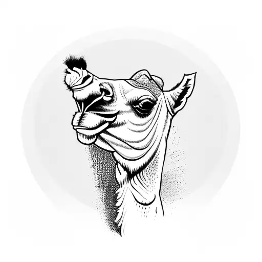 Camel With The Soccer World Cup