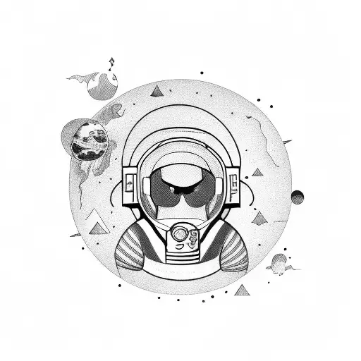 Astronaut Monkey Cigar