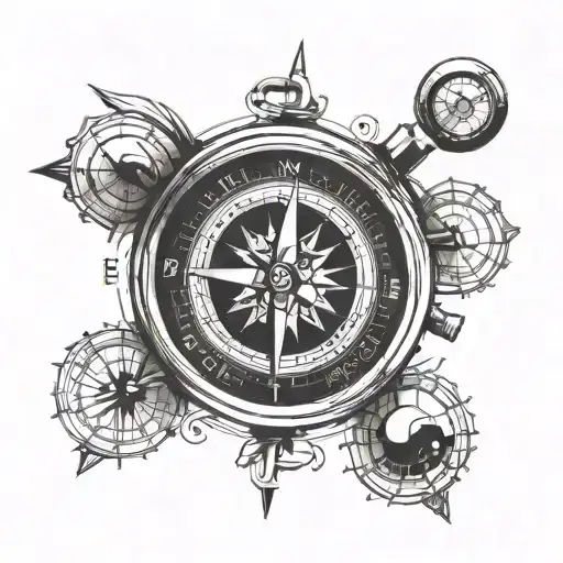 Compass With Date Around It