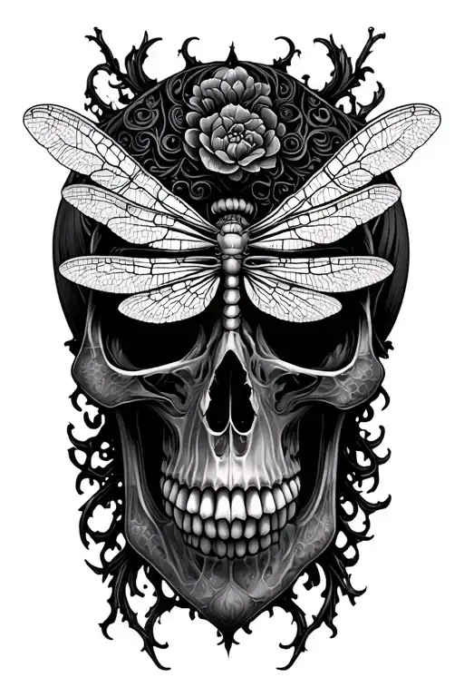Dragonfly Skull