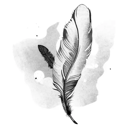 A Feather Pen Writing Musical Notes