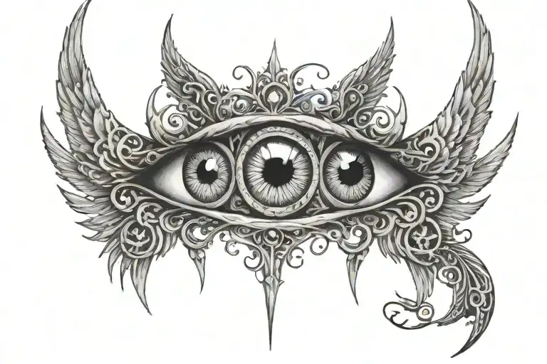 Eye With The Six Wings Go Away From Black Breack Looks Like A Gates