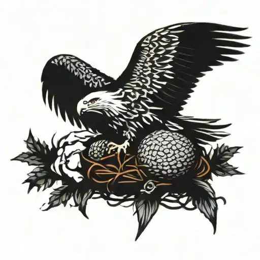 Eagle And Nest