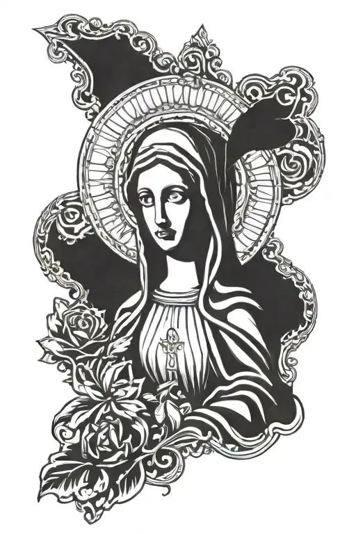 Virgin Mary Portrait