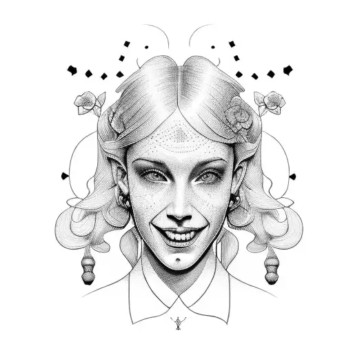 A Portrait Of Sophie With A Playful Smile