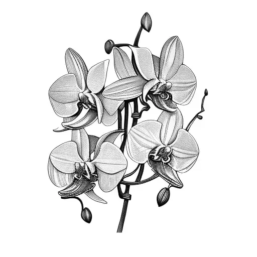 Orchid With Hawthorns Sleeve Masculine