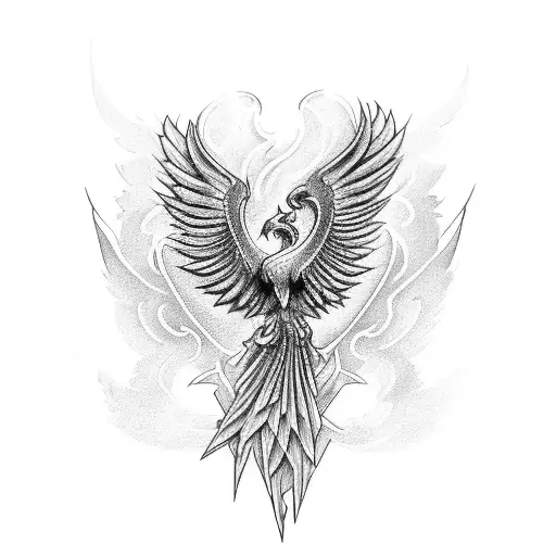 A Phoenix With The Letter Ets And Kfg Incorporated