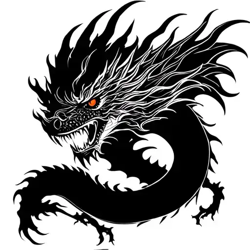 Dragon With 2 Dragon Heads
