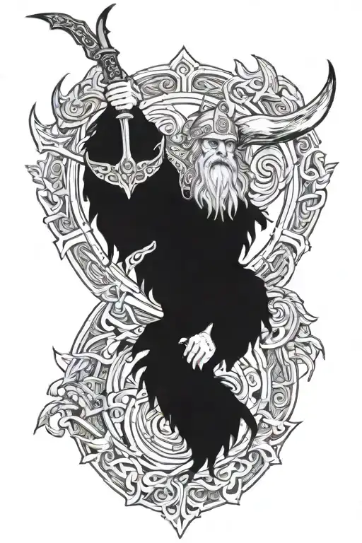 Odin Hanhging Pierced