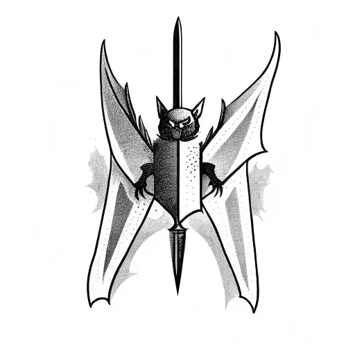 Combine A Dagger And A Bat In A Unique Design