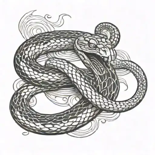 Snake Going Up Arm Sleeve