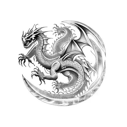 A Futuristic Sword Of Light With A Dragon Wrapped Around It