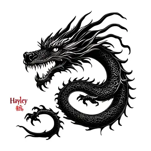 Year Of The Dragon With Hayley Name