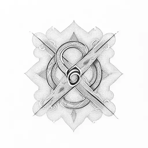 Infinity Symbol With Names Siya And Heena