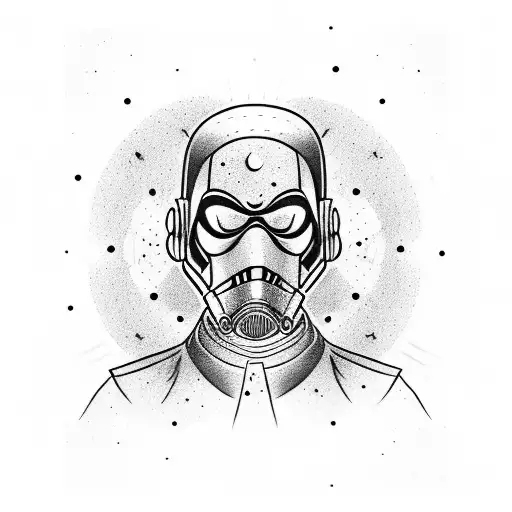 Kanan Jarrus Meditating With A Galaxy Background