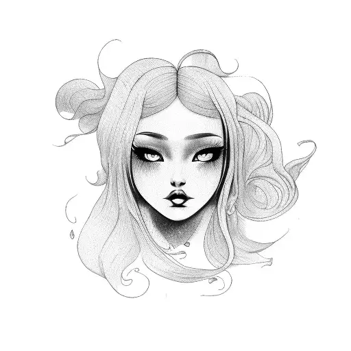 Long Black Hair Girl