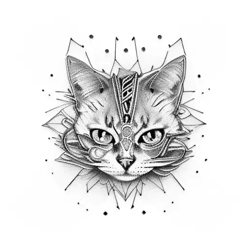 Skeleton Cat In A Box