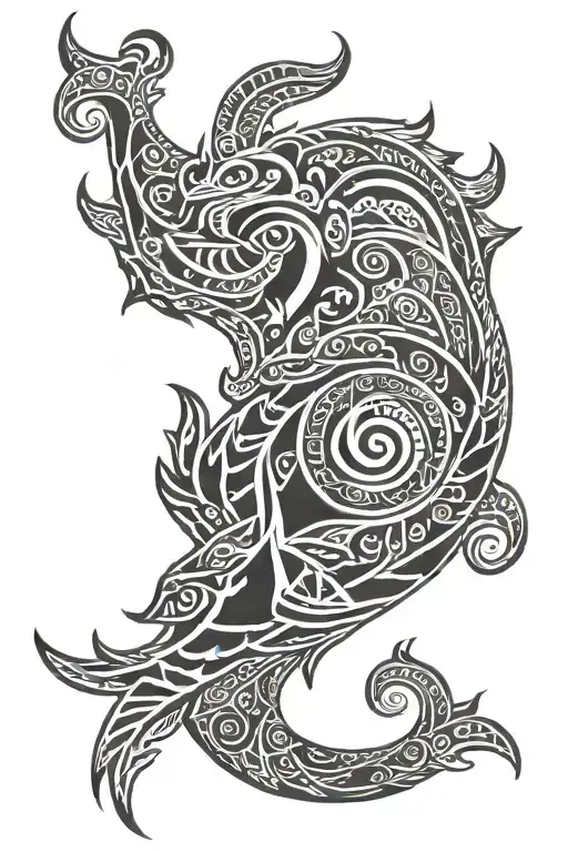 Maori Sleeve Including Capricorn