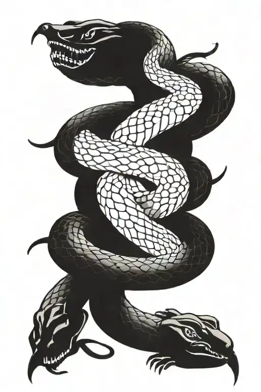 Coiled Snake