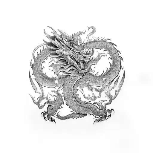 An Elaborate Dragon Made Of Camera Lenses And Film Reels