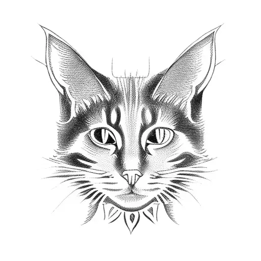 Black Cats With A Gothic Castle