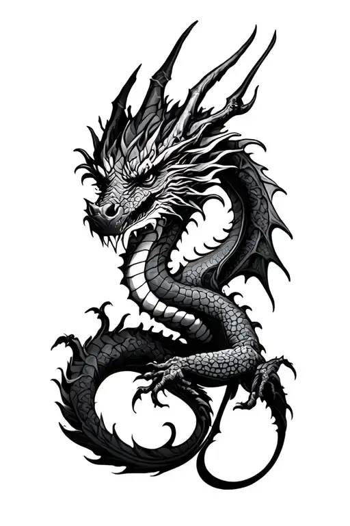 Gothic Dragon Forearm