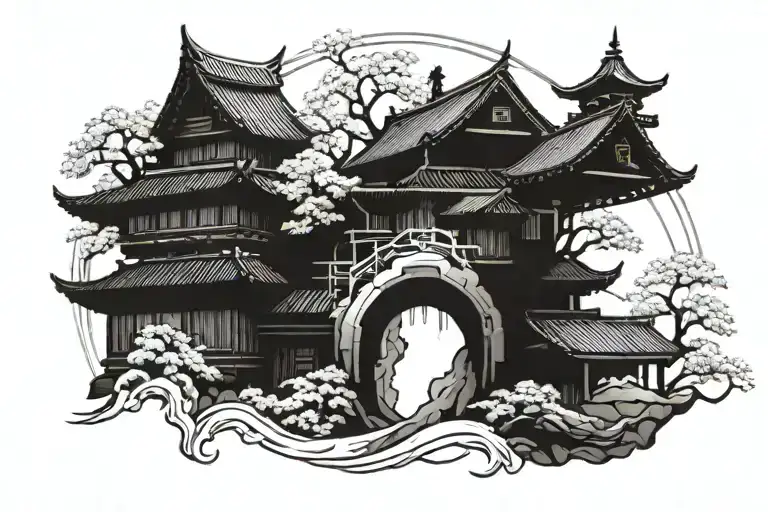 Samurai Temples Is Sakura