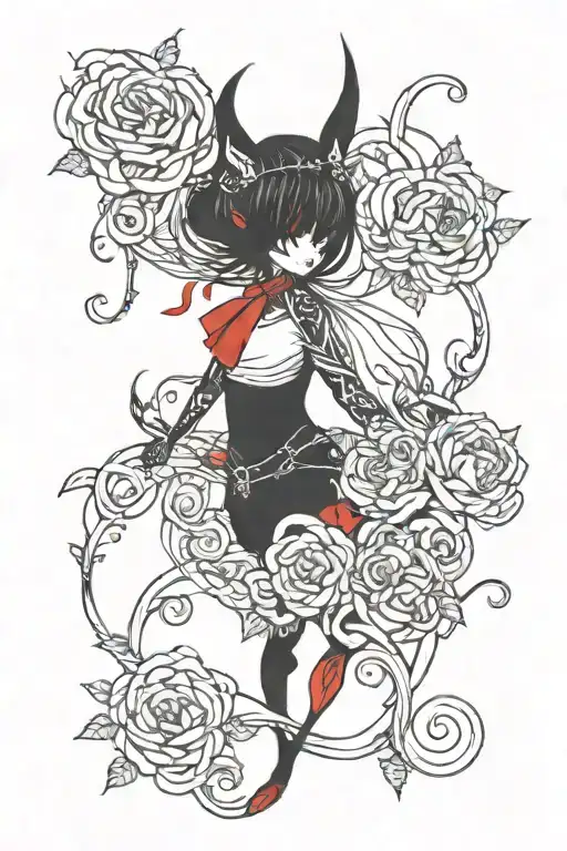 Dark Lattering With Red Color