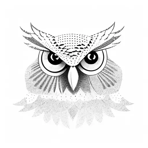 Owl And Cardinal On A Tree Branch