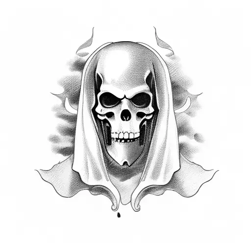 Grim Reaper On Horse