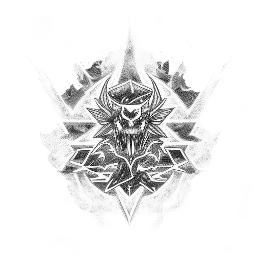 Black Camaro With Green Flames From The Bottom