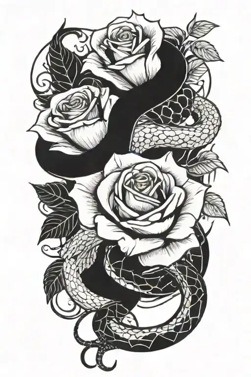 Rose And Snake Blackout