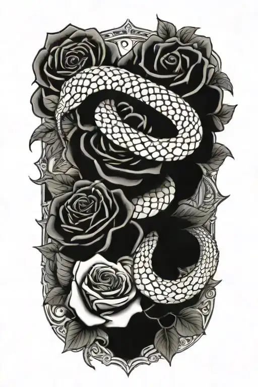 Rose And Snake Blackout