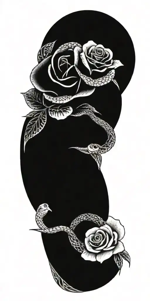 Rose And Snake Blackout