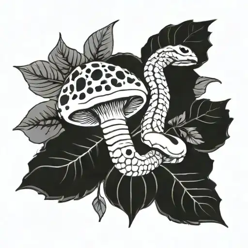 Mushroom And Snake Wrapping