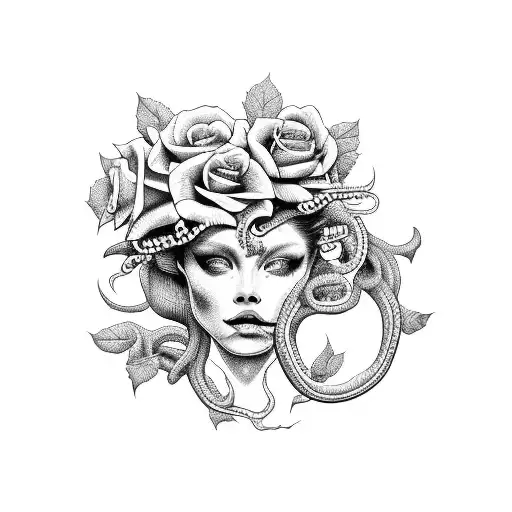 Medusa E Rosas