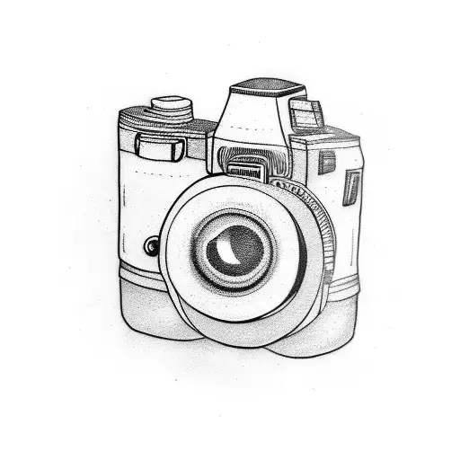 A Camera Lens Transforming Into A Speeding Car