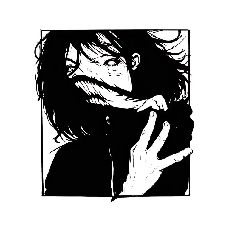 Graffiti Style Tattoo Representing Someone Who Calms My Anger