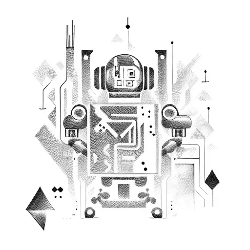 Cyberpunk Robotic Style For Hand