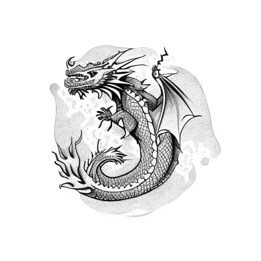 Dragon Breathing Fire