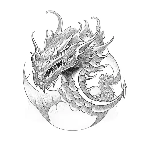 The Name Mylo With A Dragon