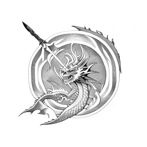 Dragon Knife Greek Mythology