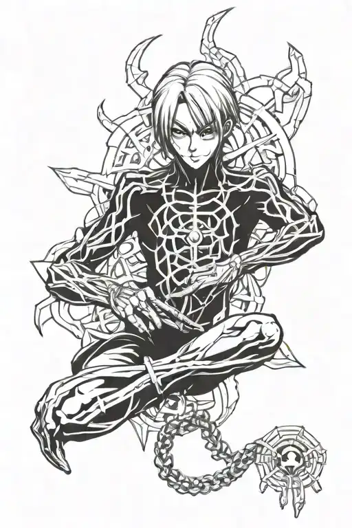 Kurapika Chain Of Judgement And Phantom Troupe Spider