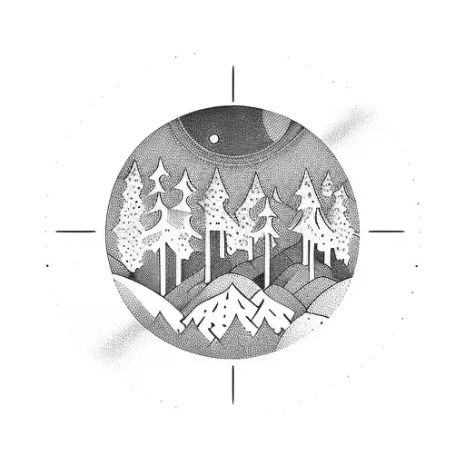 Forest Round Nature Sun